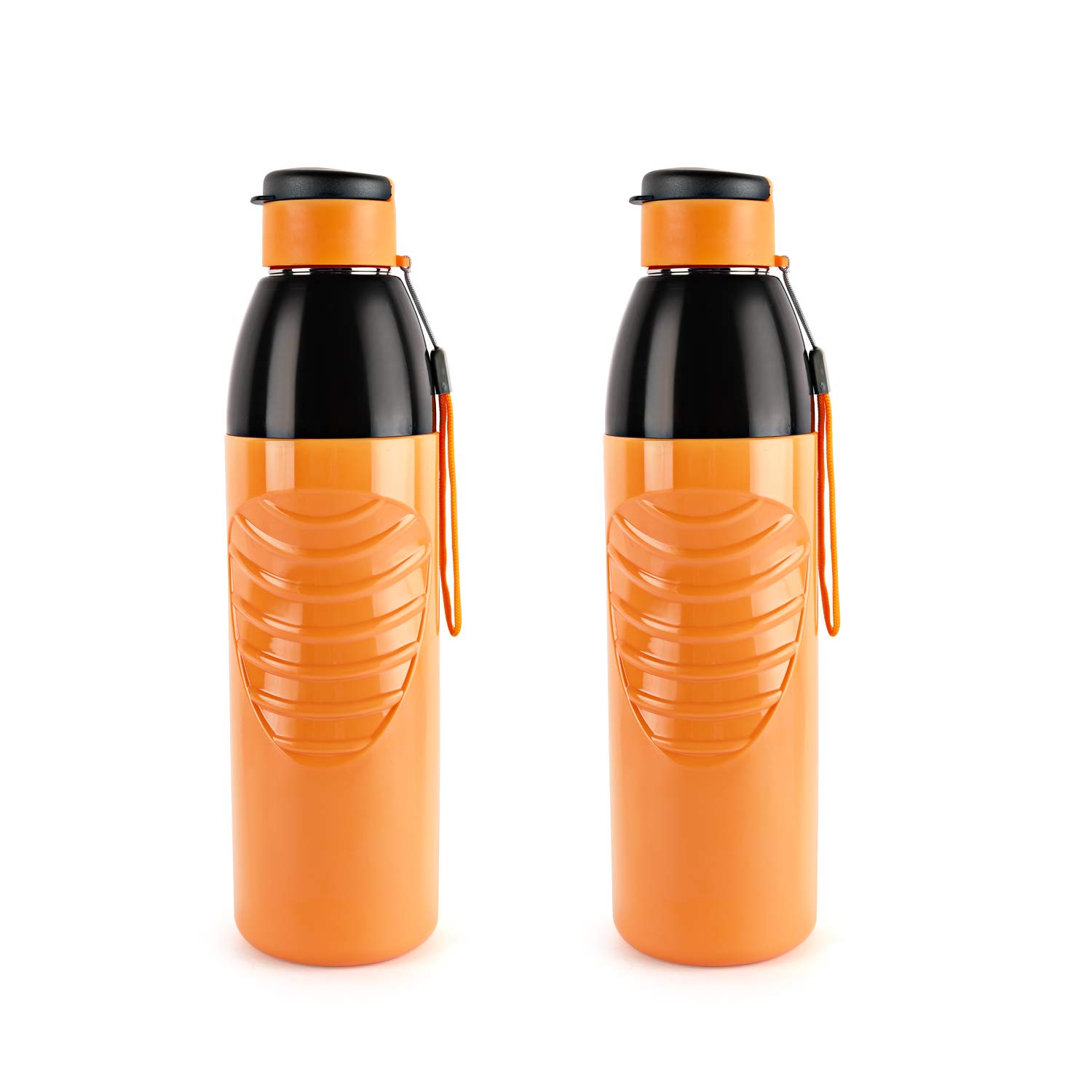 Cello Puro Plastic Sports Insulated Water Bottle,Set of 4, Assorted (900 ML)